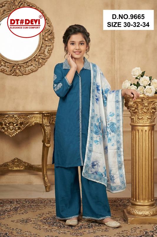 Dt Devi Subbu vol 2 9665 catalog ethnic wear kids wholesale