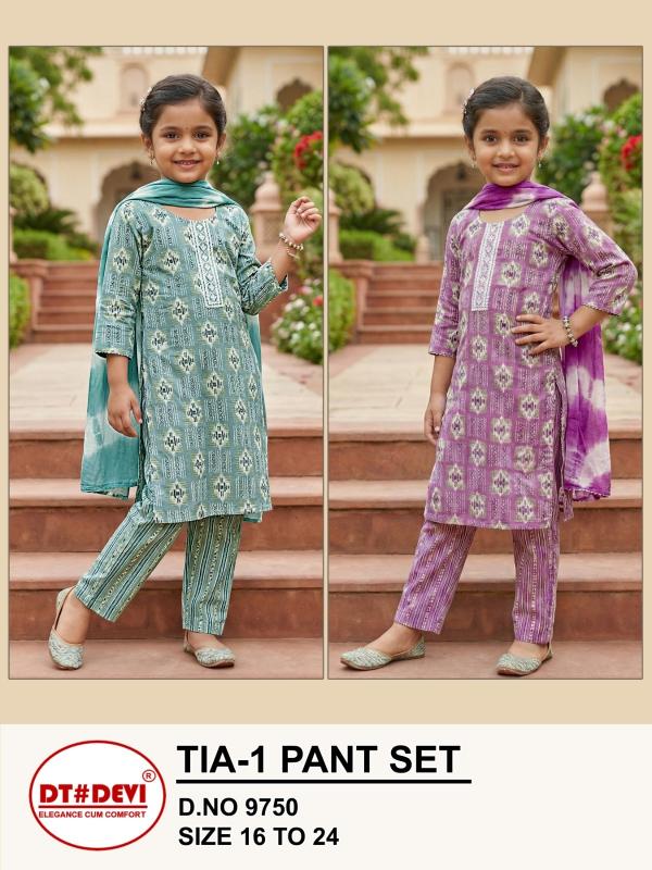 Dt Devi Tia vol 1 9750 catalog kids ethic wear wholesale