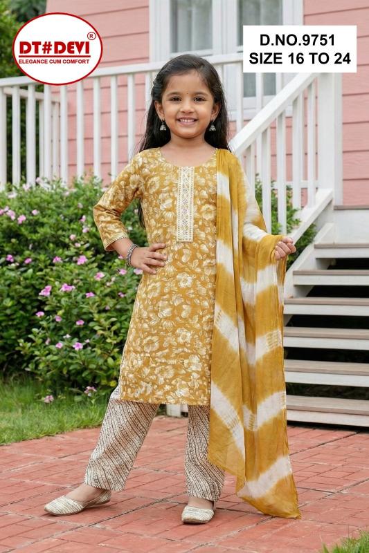 Dt Devi Tia vol 2 9751 catalog kids wear in wholesale