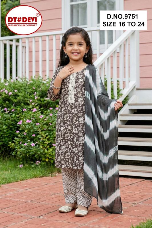 Dt Devi Tia vol 2 9751 catalog kids wear in wholesale