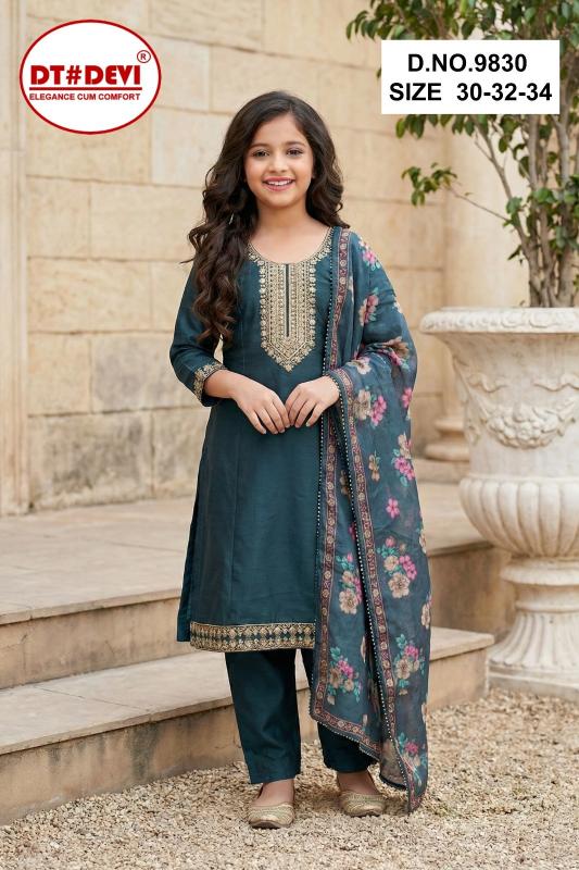 Dt Devi Yaksha vol 1 9830 catalog mumbai wholesale market kids wear