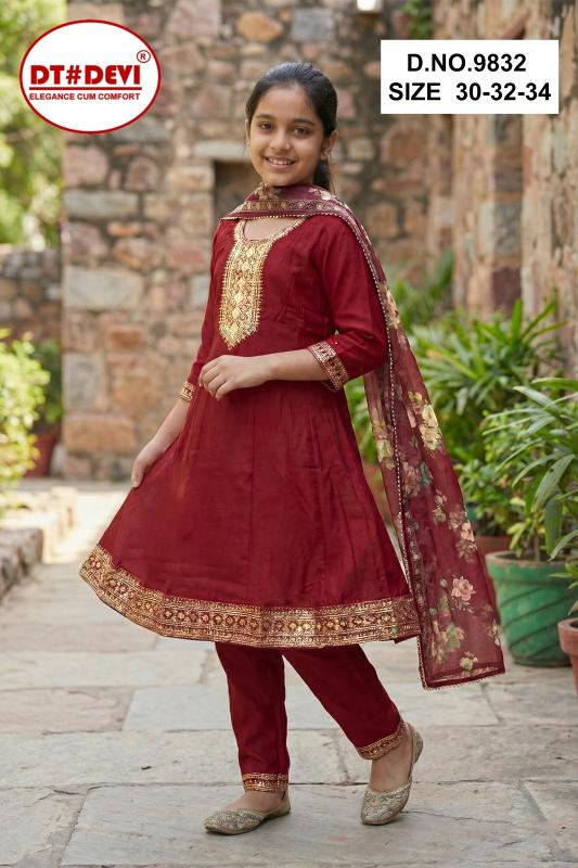 Dt Devi Yaksha vol 2 9832 catalog kids wear wholesaler bangalore