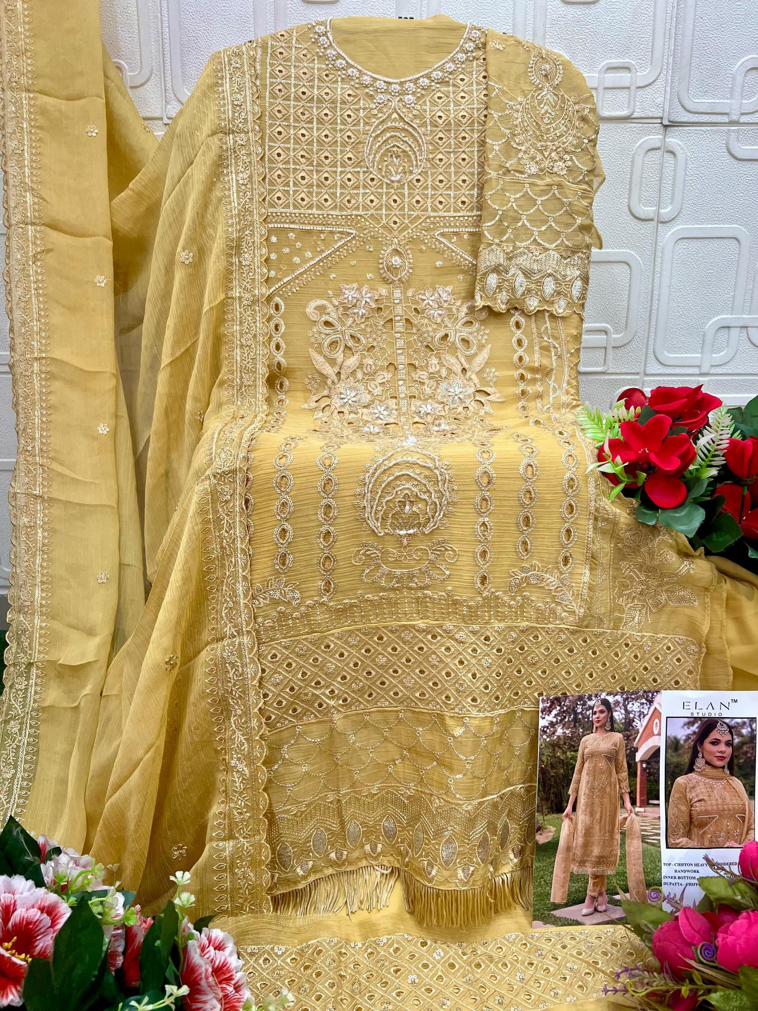 Elan E 11 catalog wholesale pakistani suits in hyderabad