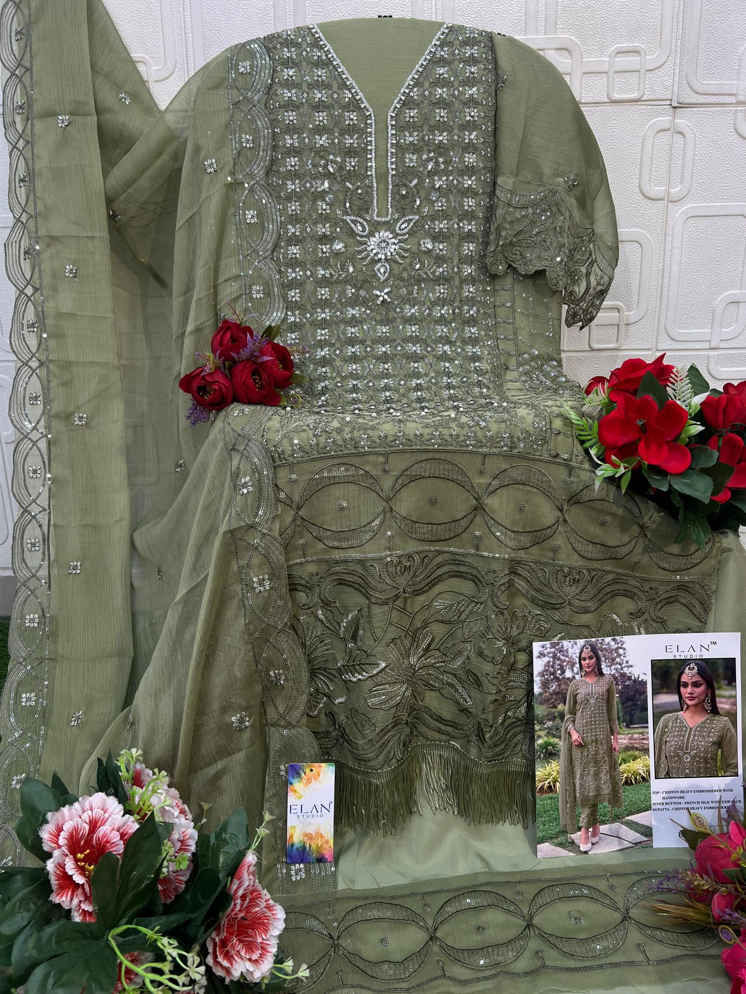 Elan E 12 catalog pakistani suits wholesale in delhi