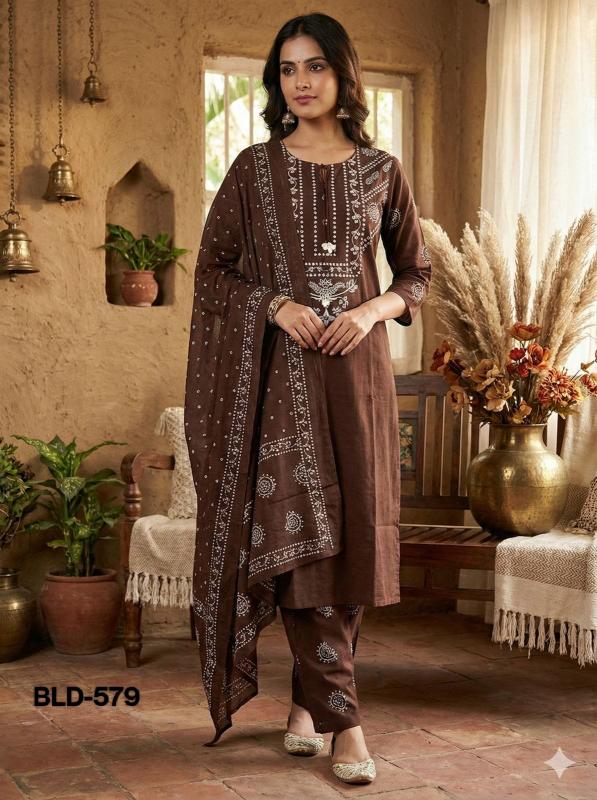 Felocity 577 , 578 & 579 catalog kurti wholesale bazaar