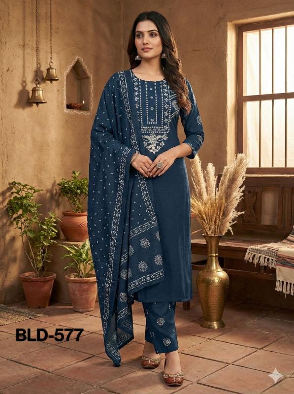 Felocity 577 , 578 & 579 catalog kurti wholesale bazaar