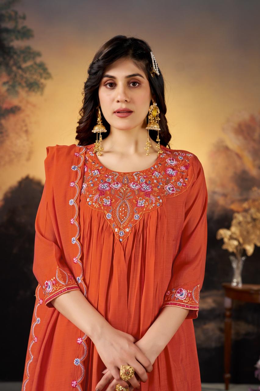 Felocity chanderi vol 3 SNL 98 catalog cheap wholesale kurtis