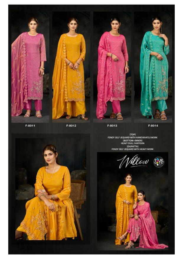 Four Dots Willow catalog dress materials online shopping surat