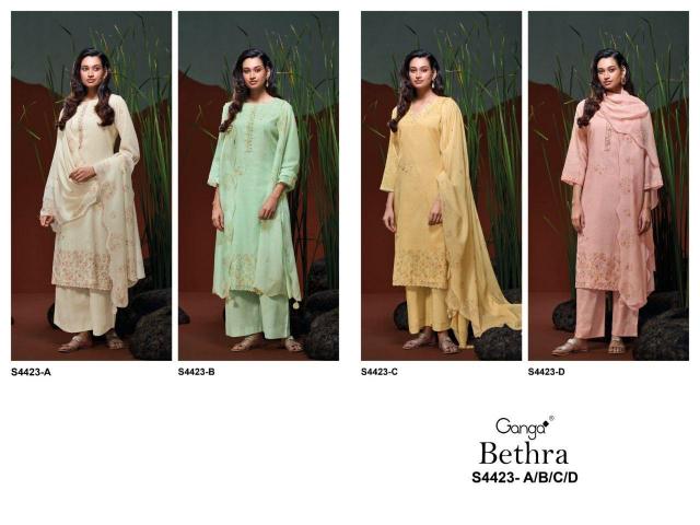 Ganga Bethra 4423 catalog wholesale salwar kameez online shopping 