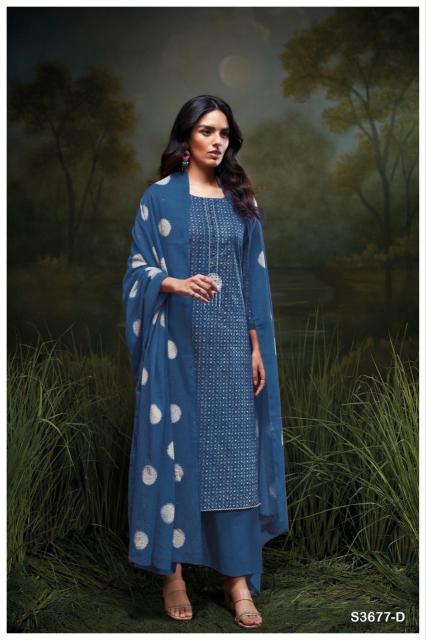 Ganga Bhanavi 3677 catalog wholesale ladies salwar kameez