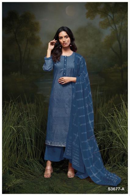Ganga Bhanavi 3677 catalog wholesale ladies salwar kameez