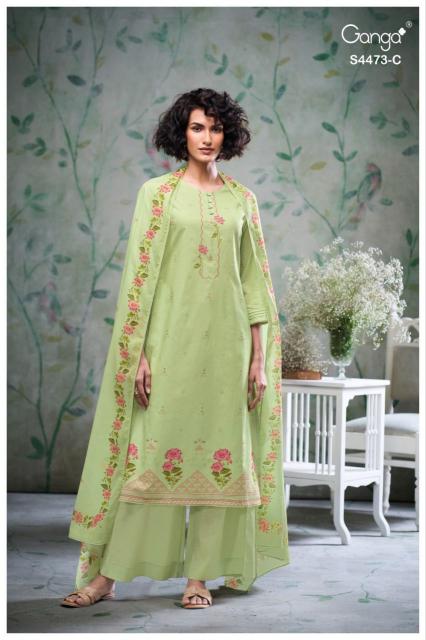 Ganga Cirel 4473 catalog salwar kameez surat wholesale