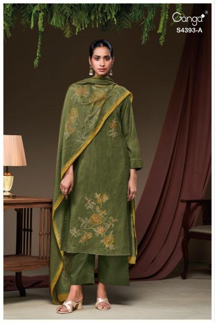 Ganga Ileira 4393 catalog wholesale dealers of salwar kameez in mumbai