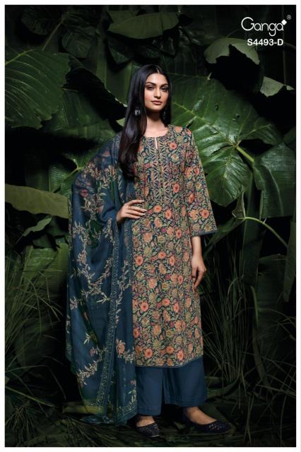 Ganga Jasira 4493 salwar kameez catalogue wholesale surat