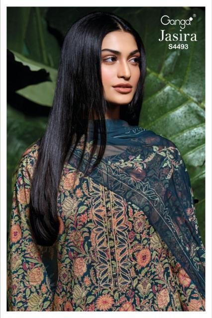 Ganga Jasira 4493 salwar kameez catalogue wholesale surat