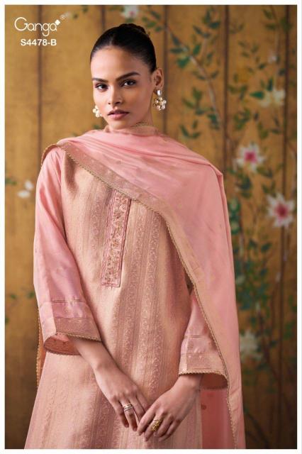 Ganga Katriel 4478 catalog salwar kameez material wholesale