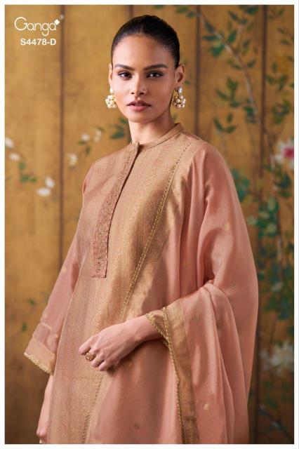 Ganga Katriel 4478 catalog salwar kameez material wholesale