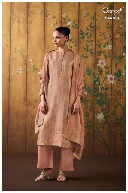 Ganga Katriel 4478 catalog salwar kameez material wholesale