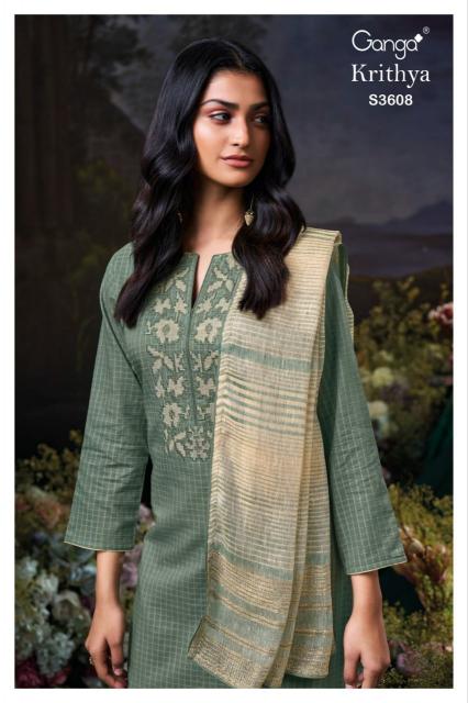 Ganga Krithya 3608 catalog wholesale salwar kameez
