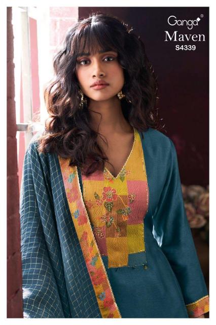 Ganga Maven 4339 catalog indian salwar kameez wholesale uk