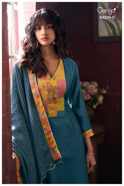 Ganga Maven 4339 catalog indian salwar kameez wholesale uk