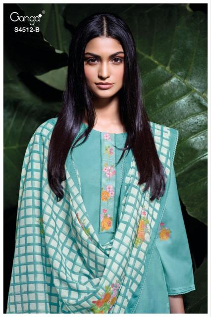 Ganga Mirel 4512 catalog salwar kameez wholesale market in mumbai
