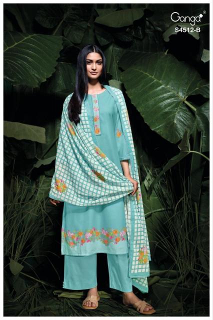 Ganga Mirel 4512 catalog salwar kameez wholesale market in mumbai