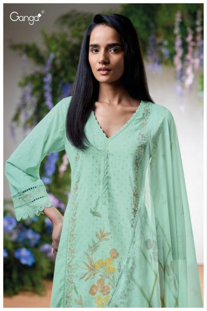 Ganga Nyomi 3648 catalog indian salwar kameez wholesale