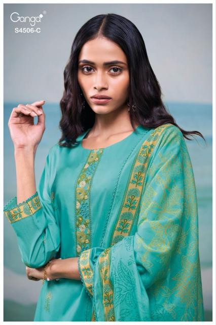 Ganga Sveaa 4506 catalog salwar kameez wholesale surat 