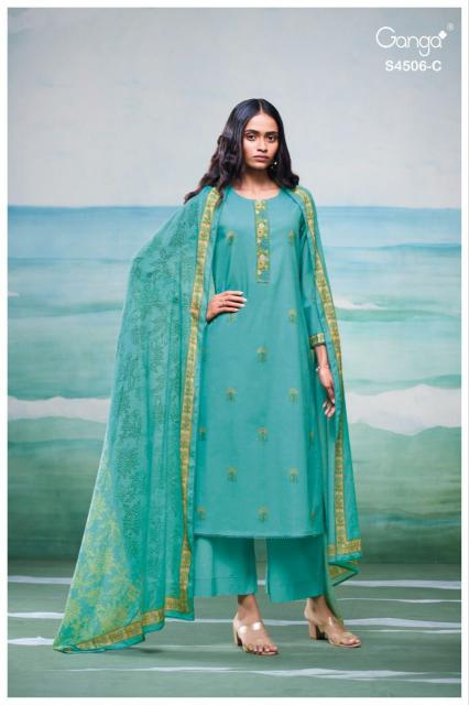 Ganga Sveaa 4506 catalog salwar kameez wholesale surat 