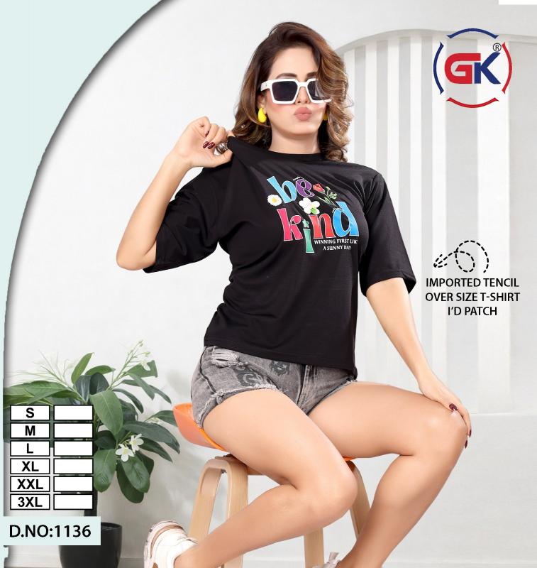GK 1136 catalog tencil t shirts in surat wholesaler