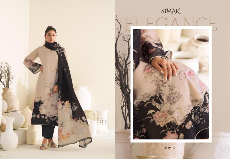 Glossy Simar Arisa 8199 catalog wholesale market of salwar kameez in bangalore