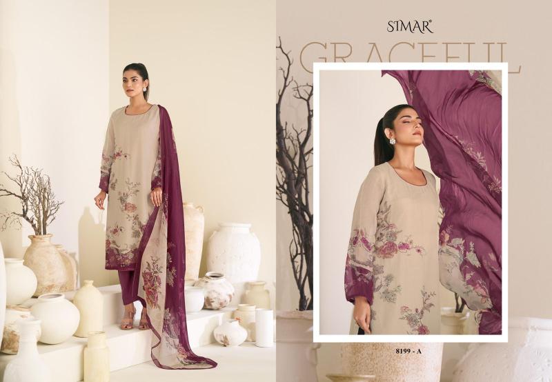 Glossy Simar Arisa 8199 catalog wholesale market of salwar kameez in bangalore