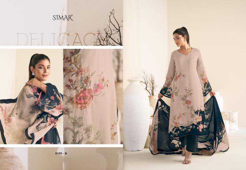 Glossy Simar Arisa 8199 catalog wholesale market of salwar kameez in bangalore