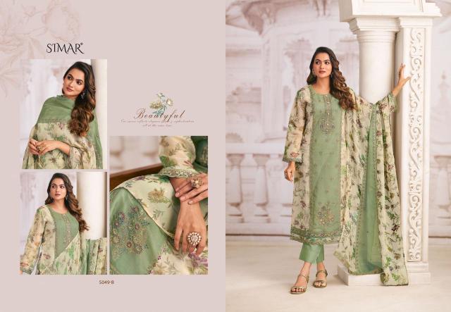 Glossy Simar Charmi catalog wholesale unstitched salwar kameez material