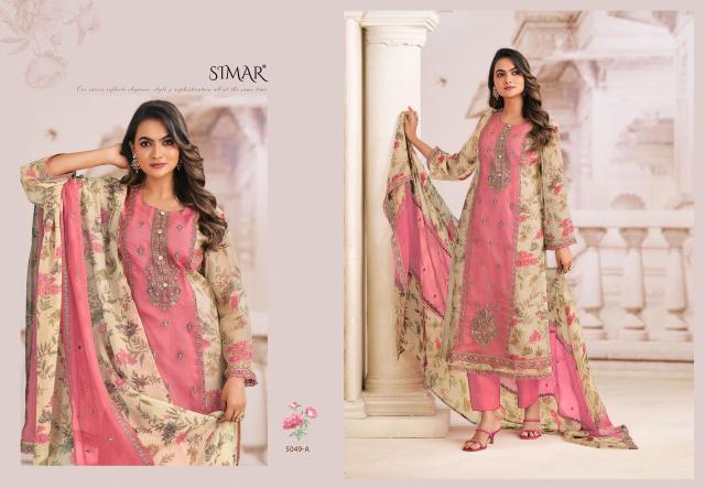 Glossy Simar Charmi catalog wholesale unstitched salwar kameez material