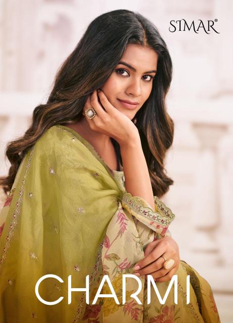 Glossy Simar Charmi catalog wholesale unstitched salwar kameez material