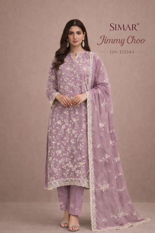Glossy Simar Jimmy choo 10044 catalog salwar kameez wholesaler in surat