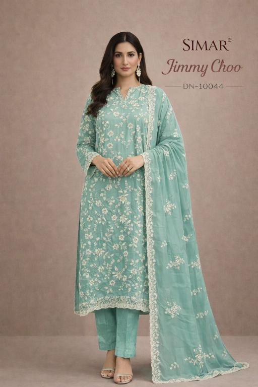 Glossy Simar Jimmy choo 10044 catalog salwar kameez wholesaler in surat