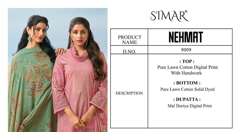 Glossy Simar Nehmat catalog wholesale dealers in salwar kameez surat