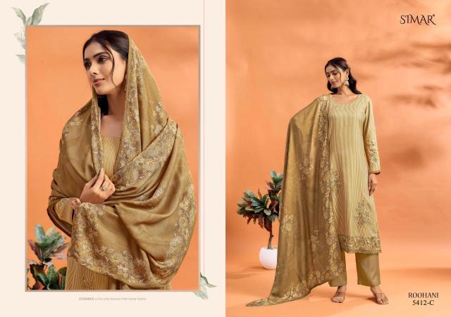 Glossy Simar Roohani catalog salwar kameez materials wholesale bangalore