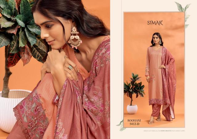 Glossy Simar Roohani catalog salwar kameez materials wholesale bangalore