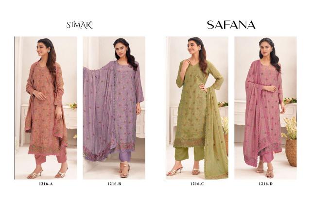 Glossy Simar Safana catalog wholesale unstitched salwar kameez suppliers