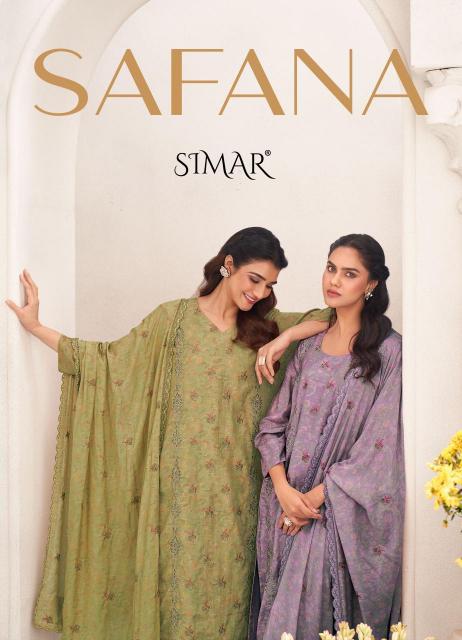 Glossy Simar Safana catalog wholesale unstitched salwar kameez suppliers