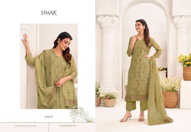 Glossy Simar Safana catalog wholesale unstitched salwar kameez suppliers