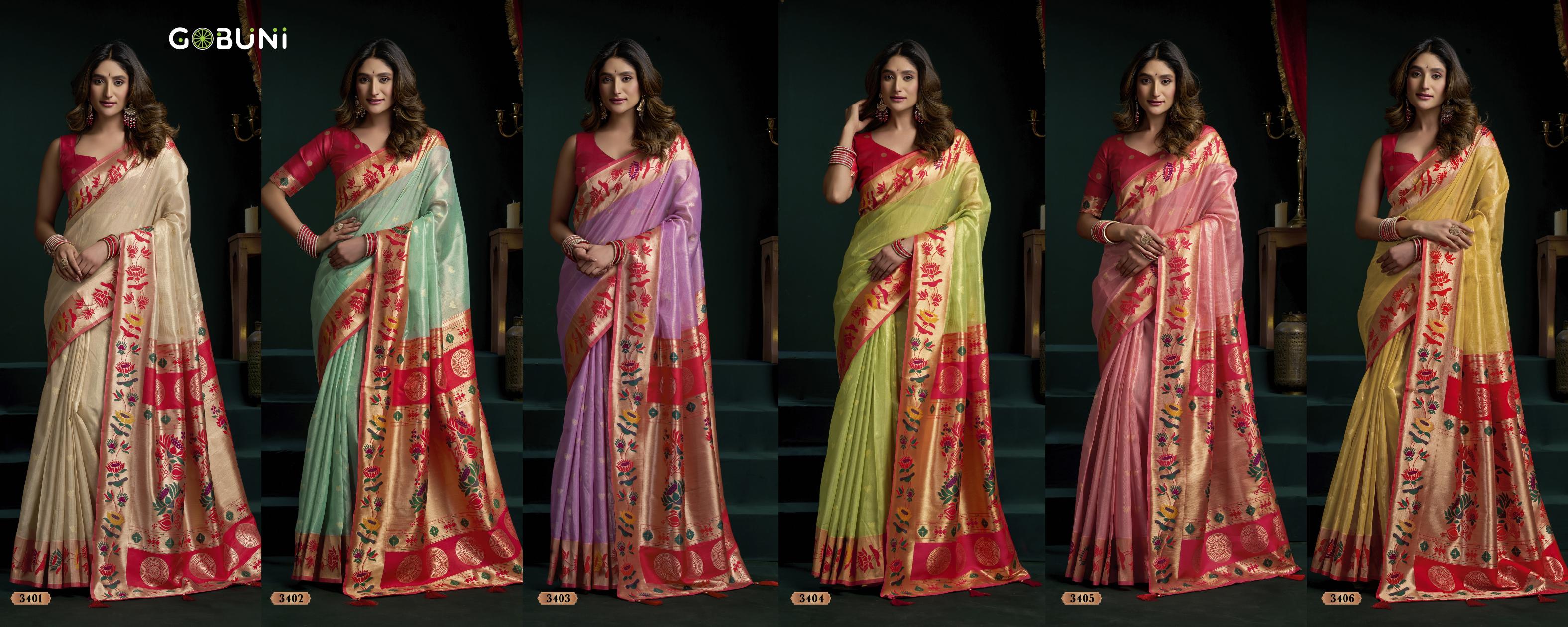 Gobuni Seerat catalog wholesale sarees with price