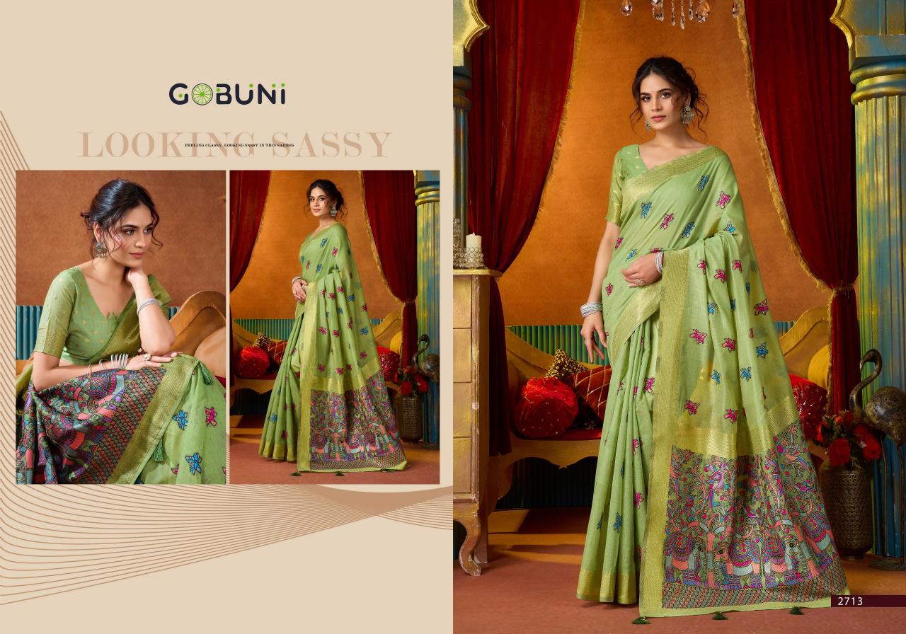 Gobuni Shruti vol 2 catalog saree wholesaler in mumbai