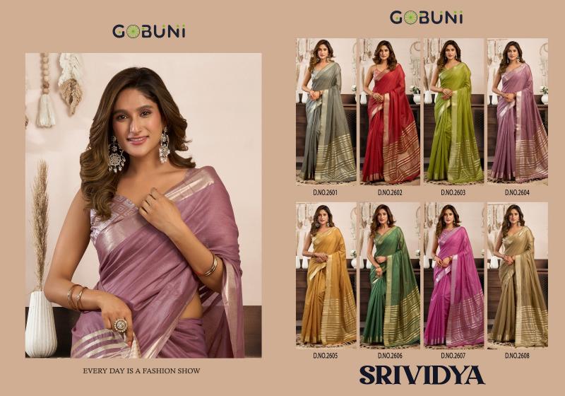 Gobuni Srividya catalog saree price and availability
