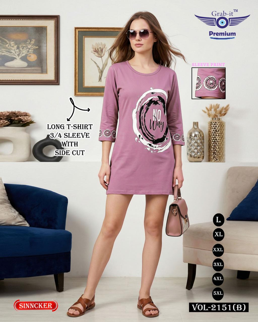 Grab it 2151 catalog long t shirt wholesaler