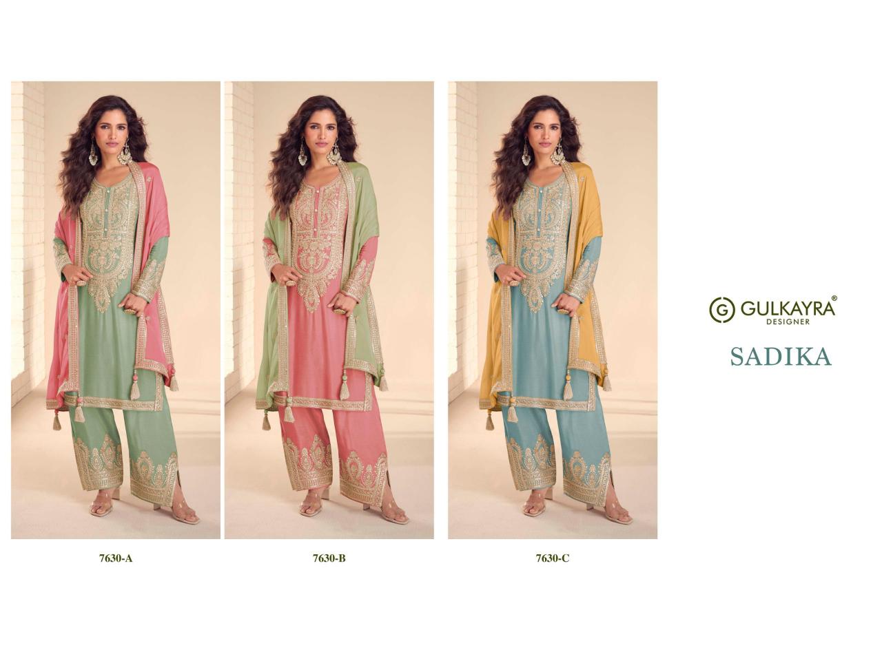 Gulkayra Sadika catalog wholesale salwar kameez in hyderabad